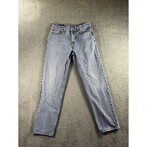Levis 550 Jeans Men 34 x 32 Straight‎ Leg Light Wash Blue Denim Pants